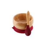 Avanchy Bamboo Suction Baby Bowl + Spoon - New Baby New Paltz
