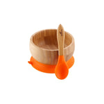 Avanchy Bamboo Suction Baby Bowl + Spoon - New Baby New Paltz