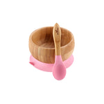 Avanchy Bamboo Suction Baby Bowl + Spoon - New Baby New Paltz