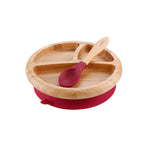 Avanchy Bamboo Suction Baby Plate + Spoon - New Baby New Paltz