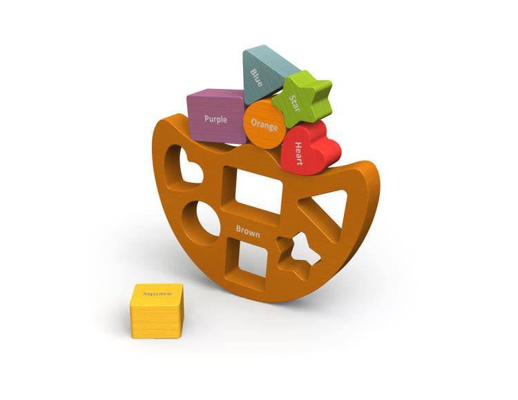 BeginAgain Balance Boat Shapes & Colors - New Baby New Paltz