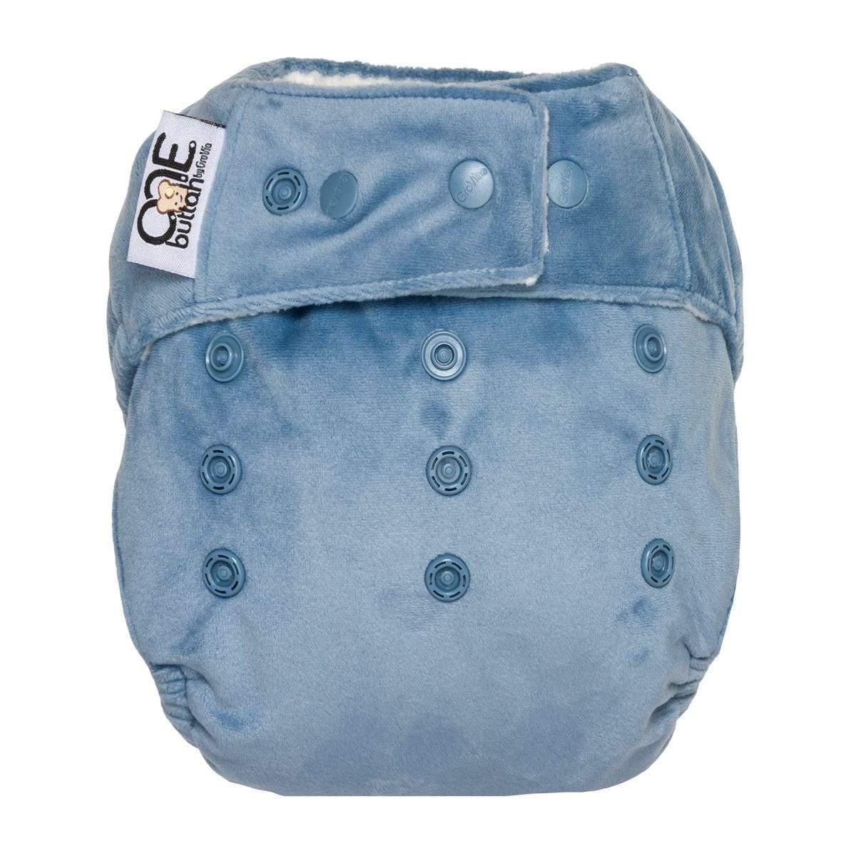 GroVia Buttah O.N.E. Cloth Diaper AIO- Lake - New Baby New Paltz