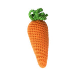 Cheengoo Carrot Hand Crocheted Rattle - New Baby New Paltz