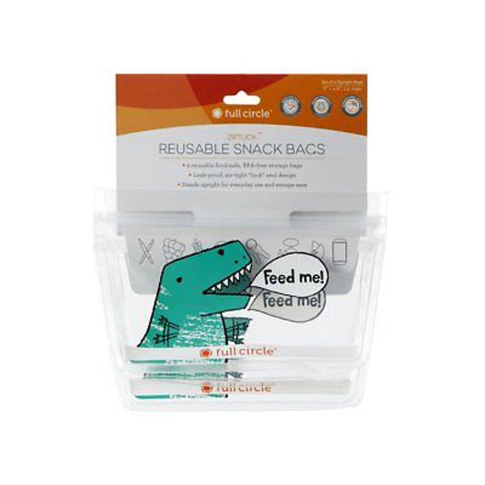 Full Circle Ziptuck Snack Bags, Reusable