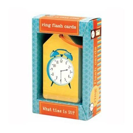 Mudpuppy Ring Flash Cards What Time is It?