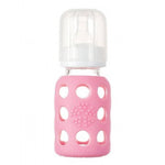 LifeFactory 4 oz Glass Baby Bottle - New Baby New Paltz