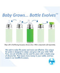 Pura Kiki® 9oz Insulated Straw Bottle: Slate Sleeve - New Baby New Paltz