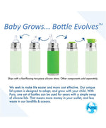 Pura Kiki® 9oz Insulated Straw Bottle: Aqua Sleeve - New Baby New Paltz