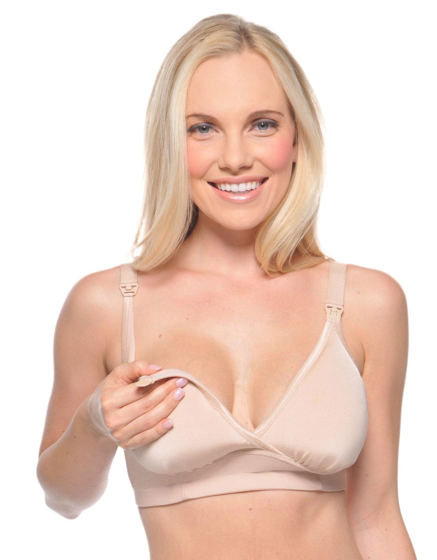 Melinda G Smoothly Divine Tee-Shirt Soft-Cup Nursing Bra with Removable Pads 2175 - New Baby New Paltz