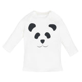 Under The Nile Long Sleeve Lap Shoulder T-Shirt Set - Panda Print-NB - New Baby New Paltz