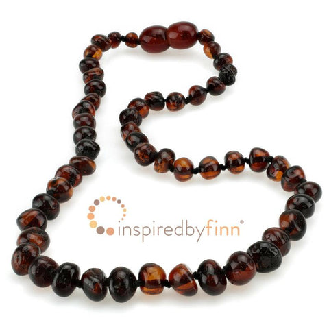 Inspired By Finn Baltic Amber Necklace 13-14"