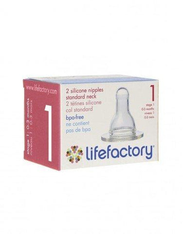 LifeFactory Silicone Nipples - New Baby New Paltz
