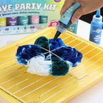 Doodlehog Easy Tie Dye Party Kit for Kids, Adults, and Group | 12 Pack - New Baby New Paltz