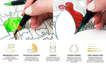 Doodle Hog Premium Watercolor Brush Pens - Set of 48 - New Baby New Paltz