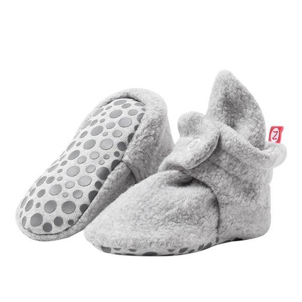 Zutano Cozie Fleece Gripper Booties - New Baby New Paltz