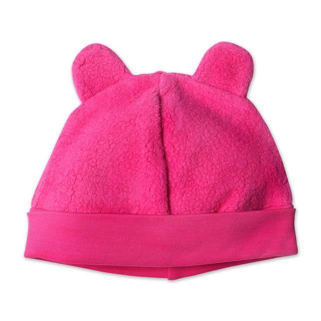 Zutano Cozie Fleece Hat Fuchsia - New Baby New Paltz